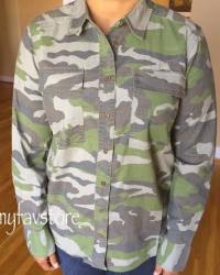 J. Crew Camo Shirt 