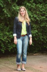 Navy Blazer and Neon 