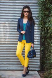 What to Wear with Yellow Pants