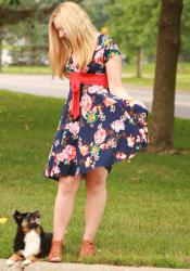 Floral Dress & A Woman’s Best Friend