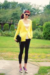 737 yellow sweater