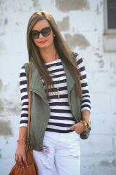 Army Green + Stripes