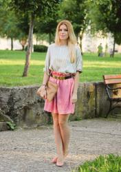 I LOVE THIS B.A.D. PINK SKIRT