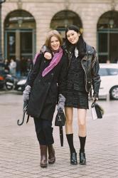 Paris Fashion Week AW 2014....Lindsey and Ming