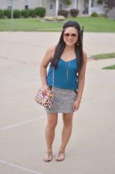 Teal cami: now and later