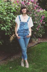 OVERALLS & SHEER SHIRTS