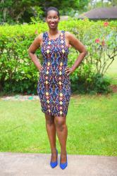 Tribal Print Bodycon Dress