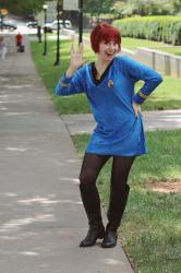 Dragon Con 2014: Blue Star Trek Uniform Costume