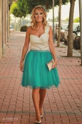 Invitada de boda: Tull Skirt