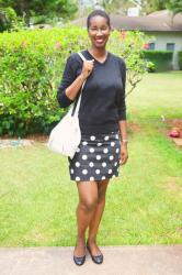 DIY Polka Dot Skirt