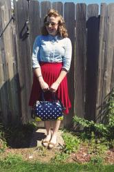 Review: DressV Polka Dot Bag 