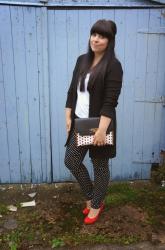 What I Wore :: Red, polka dots and black // Instant Autumn Updates