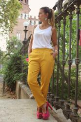 Mustard pants