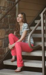 Raiding My Sister's Closet: Pinterest Inspired Outfit