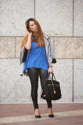 OUTFIT :: Leather Blues with Asian Impressions Photography