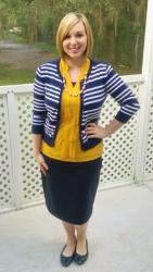 Fall Color Combo Series: Navy & Mustard