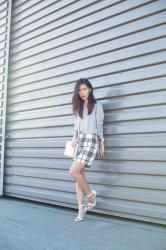 Checked Skirt