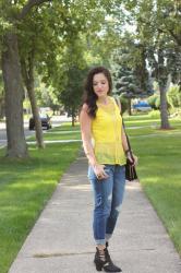 Outfit: They Call Her Mellow Yellow  