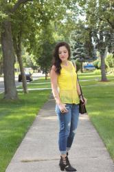 Outfit: They Call Her Mellow Yellow  