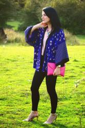 Kimono Trend for Autumn (and photo-bombed by a cow!)