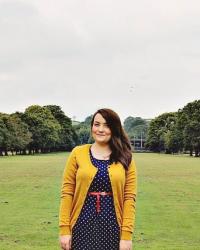 Fat Frocks wears A/W Joules collection