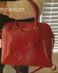 Kate Spade Cedar Street Margo Satchel--Dynasty Red