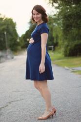 Maternity Style: Navy