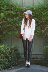 6 WAYS TO STYLE A WHITE BUTTON UP (PART 1)