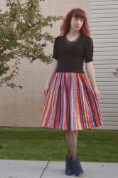 Stripey Skirt, Lazy Skirt