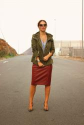 PARKA VUELO BAJO / FLOUNCE HEM PARKA
