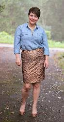 Leopard & Chambray 