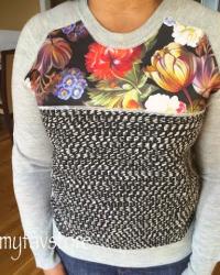 J. Crew Merino Wool Mixed Media Sweater