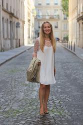 White Dress & Trench