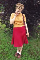 Remix: 1950's Yellow Blouse 