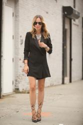 Tuxedo Dress