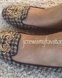 J. Crew Sophie Embroidered Loafers 