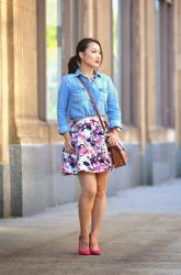 Autumn Florals and Chambray