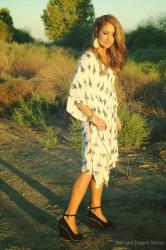 Designer Dress at Sunset