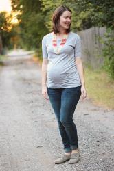 Maternity Style: Jeans and a T-Shirt 