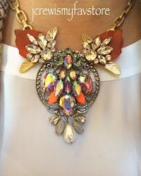J. Crew Estate Jewel Necklace 