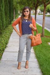 Throw Back Thursday Fashion Link Up: Gingham Pants