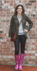 Camo, Olive & Pink & Tres-Chic Fashion Thursday Link Up