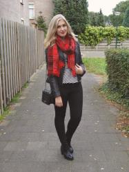 OOTD: Stripes & Tartan