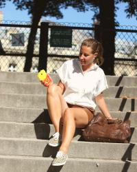 Le short "en cuir" !