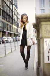 white coat & golden details