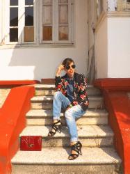 3 LOOKS WITH A FLOWERED BOMBER