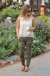 Outfit Post: Leopard & Camo & Sparkle, Oh My!