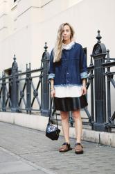 That Time I Went To LFW & Wore Marques'Almeida Denim 