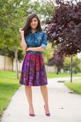A Casual Way to Wear a Paisley Print Dress
