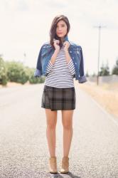 What to Wear With Your Stylish Plaid Skirt